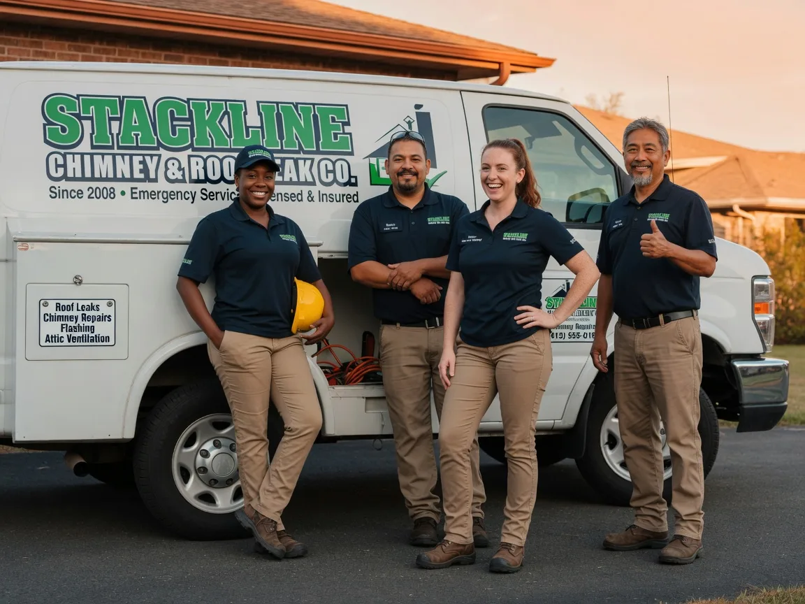 Chimney flashing repair company in Standard, IL